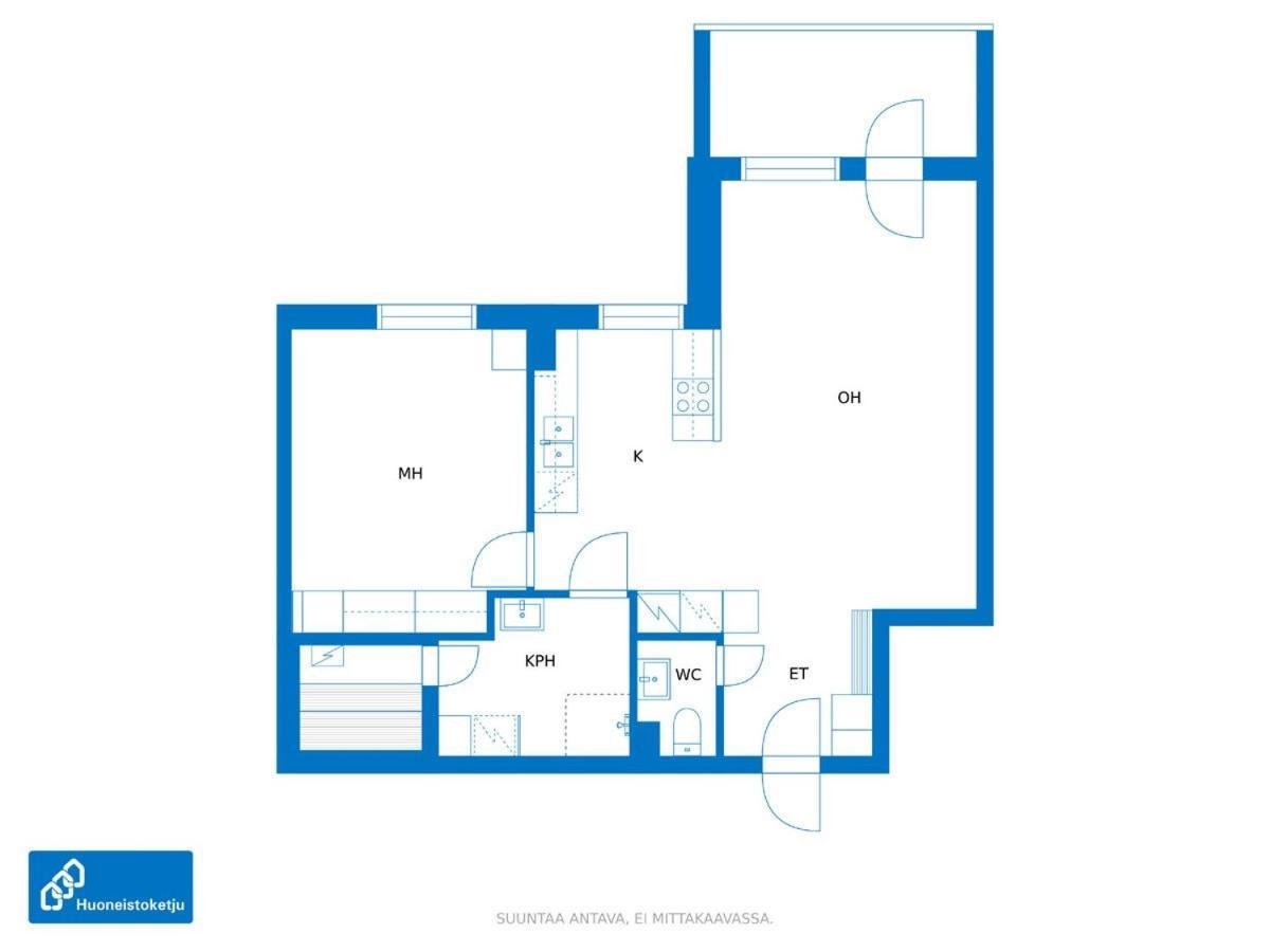Appartamento Gasthouse Oulu Esterno foto